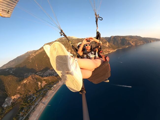 first time paragliding experience in Ölüdeniz