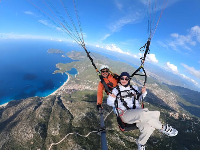 Is paragliding safe in Ölüdeniz tandem flight experience with professional pilot