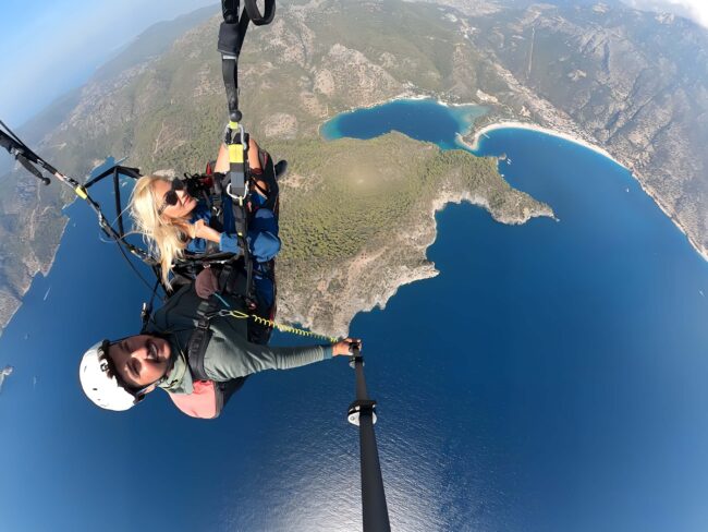 Ölüdeniz tandem uçuş – Babadağ’dan havadan lagün manzarası